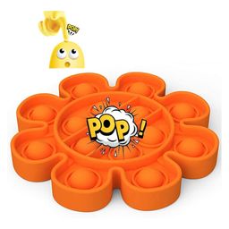 FunBlast Flower Shape Pop Bubble Stress Relieving Silicone Pop It Fidget Toy (Colour May Vary) image 2