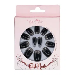 BEROMT Set Of 12 Salon Finish Press On Nail Tip With Application Kit - BFN627BPN image 1
