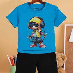 HELLCAT Boys Printed Short Sleeves T-shirt With Shorts-image-29