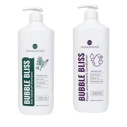 ORANGEWOOD Set Of 2 Bubble Bliss Anti-Dandruff Shampoo & Repair Conditioner -1000 ml Each-0