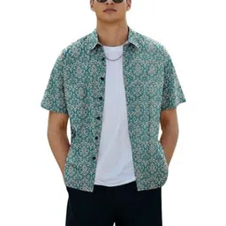ISUEL FAB Men Blue Cotton Shirts-picture-24