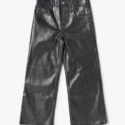 GAP Girls Low-Rise Dark Wash Stretchable Wide Leg Jeans-picture-11