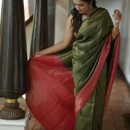Visit Wear Woven Design Zari Pure Silk Banarasi Saree-image-84
