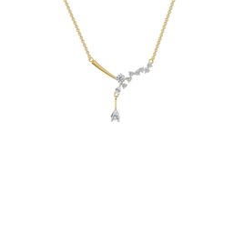 Emori Saphie One Sided Diamond Necklace-15