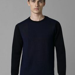 Louis Philippe Men Striped Pullover-image-74