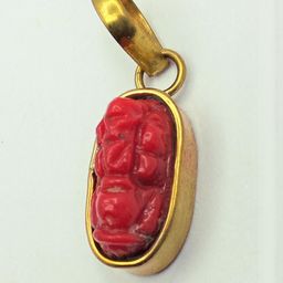 RAVIOUR LIFESTYLE Girls Brass Pendant-picture-1