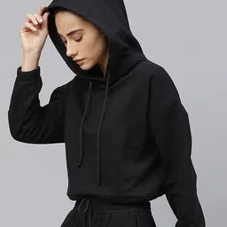 Laabha Women Hooded Long Sleeves Pullover Sweatshirt-image-124