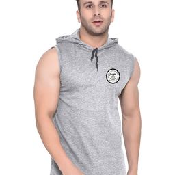 Blisstone Men Solid Hooded Slim Fit T-shirt-picture-19