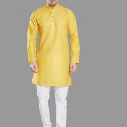 DIVISIVE Men Regular Kurta with Pyjamas-picture-3