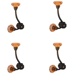 Indianshelf Rose Gold 4 Pcs Metal Wall Hooks-58