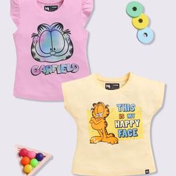 YK X Minute Mirth Set of 2 Printed Tops-42