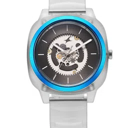 Fastrack Unisex Bare Aluminium Quartz Anthacite Dial Analogue Watch 3312PP03-74