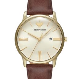 Emporio Armani Men Leather Straps Analogue Watch AR11610-38