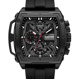 REACTION KENNETH COLE Men Dial & Textured Straps Analogue Watch KRWGO0070501-image-95