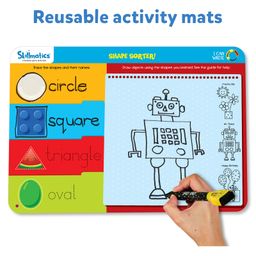 Skillmatics Educational Game - I Can Write Reusable Activity Mats with 2 Dry Erase Markers Gifts for Ages 3 to 6 image 3