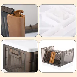 Kuber Industries Black Set of 4 Regular Multi-Utility Organisers image 4