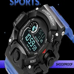 Hala Men Solid Round Tang Regular Digital Watch-G90-2 image 2