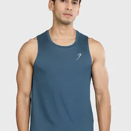 FUAARK Ultra Light Weight & Stretchable Tank Vest Ember Running Tank L.Blue-S-image-22