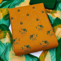 Maroosh Embroidered Unstitched Dress Material-21