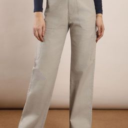 FCK-3 Women Wide Leg High-Rise Stretchable Jeans-image-88