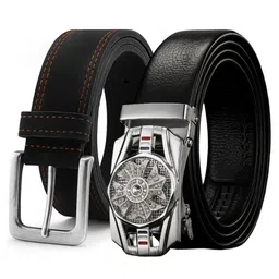 Niddleman Men Pack Of 2 Belt-picture-46