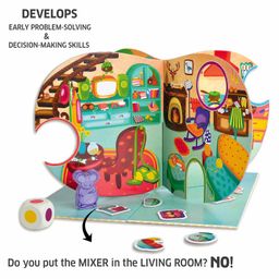 Chalk and Chuckles Tidy Up, Sort around the House Board Game - Multicolor image 4