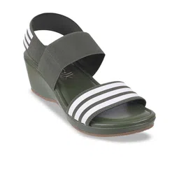 Catwalk Striped Wedge Sandals-12
