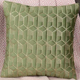 TANLOOMS Green Velvet Square Cushion Covers-image-100