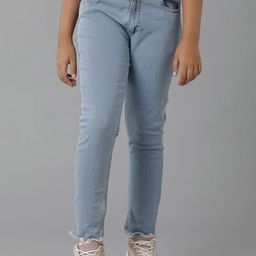 UNDER FOURTEEN ONLY Girls Regular Fit Mid-Rise Jeans-picture-8