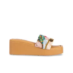 JIG & SID Printed Wedge Sandals image 5