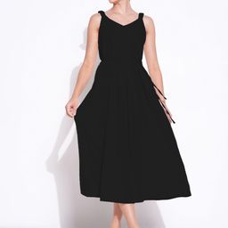 SHOWOFF Fit & Flare Midi Dress-image-101