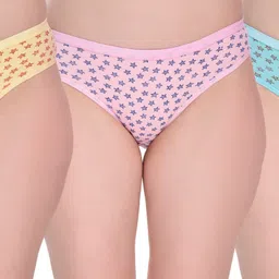 MiEstilo Pack of 3 Printed Hipster Briefs-picture-14