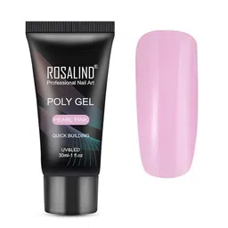 Poly Gel Quick Building Professional Nail Art Polish 30 ml - Pearl Pink 08-image-72