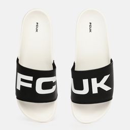 FCUK Men Brand Logo Print Sliders-picture-36