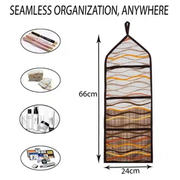 Kuber Industries Cream-Coloured Set of 1 Regular Multi-Utility Organisers image 5