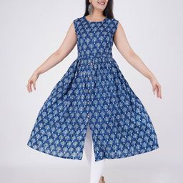 Billion Women Floral Printed Anarkali Kurta-image-78