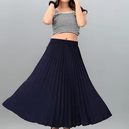 ZWERLON Pleated Midi Skirt-image-97