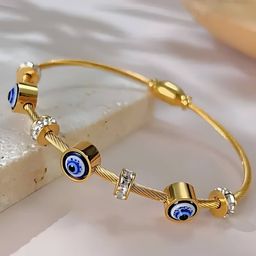 Thrillz Women Gold-Plated Charm Bracelet-37