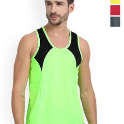 FTX Pack Of 4 Color Blocked Breathable Vests 727_1-727_5-727_8-727_9_S-18