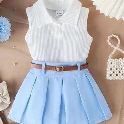 LULU & SKY Girls Top with Skirt-image-26