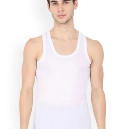 CAVENDERS Pack Of 4 Cotton Gym Vests soft White Premium quality Dno-v373st-image-58