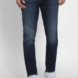 AMERICAN EAGLE OUTFITTERS Men Slim Fit Low Distress Light Fade Jeans-image-99