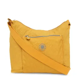 BAOMI Yellow Structured Sling Bag-4