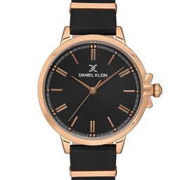 Daniel Klein Trendy Women Black Dial & Leather Straps Analogue Watch DK.1.13260-3-image-58