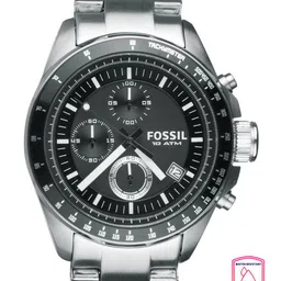 Fossil Men Black Dial Chronograph Watch CH2600-44
