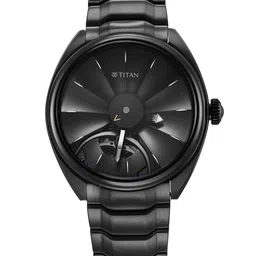 Titan Men Regallia Round Dial Water Resistance Stainless Steel Analogue Watch 10011NM01-23