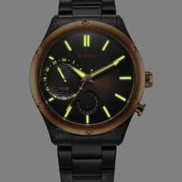 Titan Men Dial & Stainless Steel Bracelet Style Straps Analogue Watch 10009KM02-picture-47