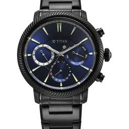 Titan Men Regallia Round Dial Water Resistance Stainless Steel Analogue Watch 10012NM01-image-80