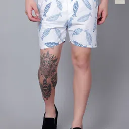 BAWERIN Pack Of 2 Printed Pure Cotton Boxers BAW-2302-09-S-picture-2
