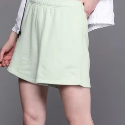 ADIDAS Originals Women Pure Cotton Solid Shorts-image-7